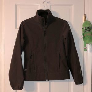 Ladies Small Earth-Tec Brown Full-Zip Fleece Lined Jacket